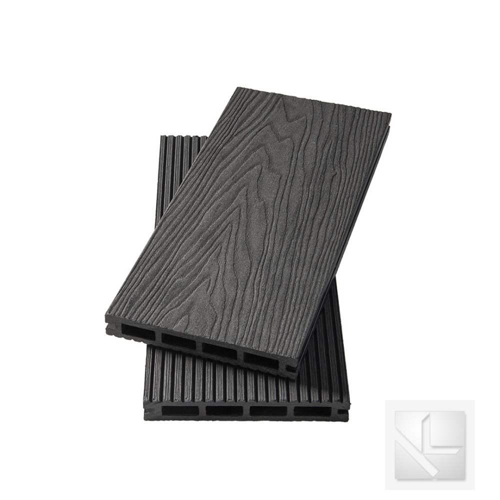 Терасна дошка Polymer Wood Privat 3D Антрацит